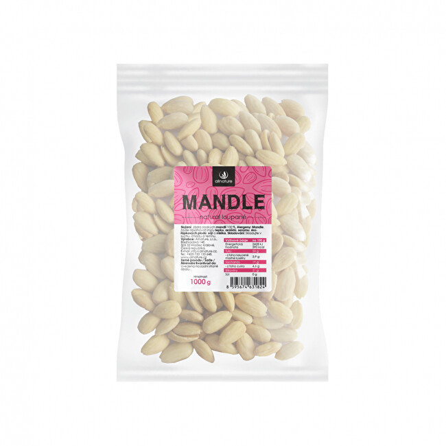 Zobrazit detail výrobku Allnature Mandle jádra loupané 1000 g Zobrazit detail výrobku Allnature Mandle jádra loupané 1000 g