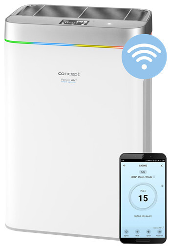 Zobrazit detail výrobku Concept Čistička vzduchu Perfect Air Smart se zvlhčovačem CA3000 Zobrazit detail výrobku Concept Čistička vzduchu Perfect Air Smart se zvlhčovačem CA3000