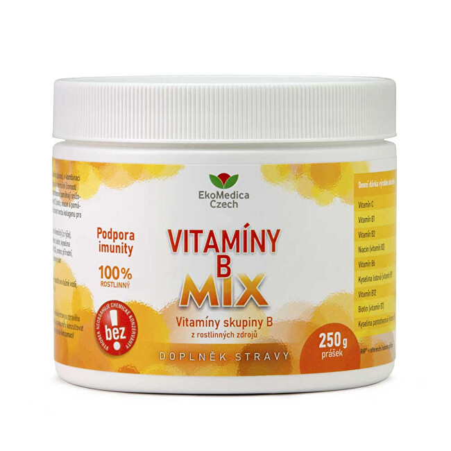 Zobrazit detail výrobku EkoMedica Czech Vitamín B mix 250 Zobrazit detail výrobku EkoMedica Czech Vitamín B mix 250