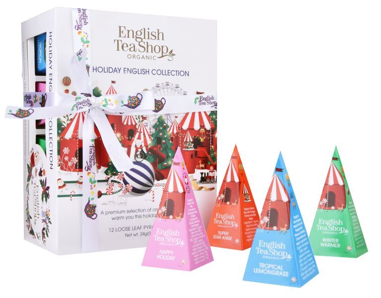 Zobrazit detail výrobku English Tea Shop Vánoční Bílá kolekce 12 pyramidek Zobrazit detail výrobku English Tea Shop Vánoční Bílá kolekce 12 pyramidek