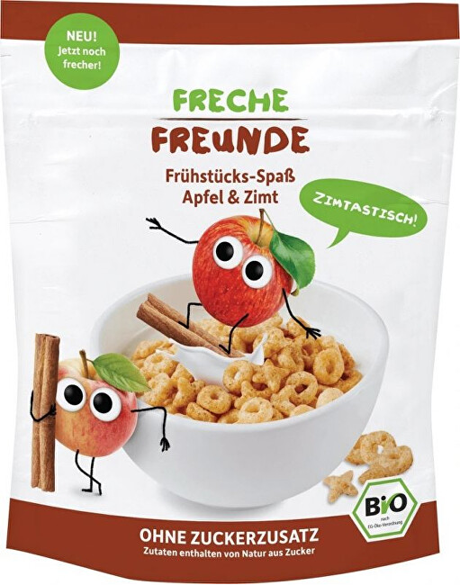 Zobrazit detail výrobku Freche Freunde BIO Cereálie - křupavé piškvorky - Jablko a skořice 125 g Zobrazit detail výrobku Freche Freunde BIO Cereálie - křupavé piškvorky - Jablko a skořice 125 g