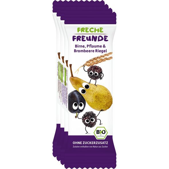 Zobrazit detail výrobku Freche Freunde BIO Ovocná tyčinka - Hruška, švestka a ostružina 4 x 23 g Zobrazit detail výrobku Freche Freunde BIO Ovocná tyčinka - Hruška, švestka a ostružina 4 x 23 g