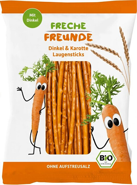 Zobrazit detail výrobku Freche Freunde BIO Špaldové tyčinky s mrkví 75 g Zobrazit detail výrobku Freche Freunde BIO Špaldové tyčinky s mrkví 75 g