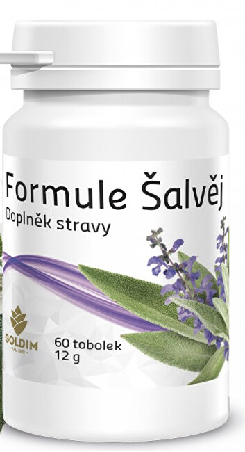 Zobrazit detail výrobku Goldim Formule Šalvěj, 60 kapslí Zobrazit detail výrobku Goldim Formule Šalvěj, 60 kapslí