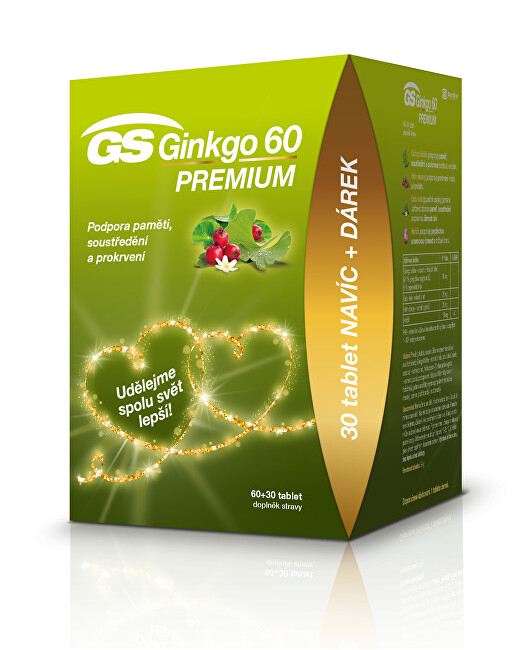 Zobrazit detail výrobku GreenSwan GS Ginkgo 60 Premium tbl. 60+30 edice 2020 Zobrazit detail výrobku GreenSwan GS Ginkgo 60 Premium tbl. 60+30 edice 2020