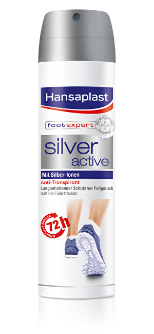 Zobrazit detail výrobku Hansaplast Sprej na nohy Silver Active 150 ml Zobrazit detail výrobku Hansaplast Sprej na nohy Silver Active 150 ml