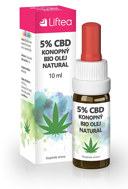 Zobrazit detail výrobku Liftea 5 % CBD konopný olej 10 ml Zobrazit detail výrobku Liftea 5 % CBD konopný olej 10 ml