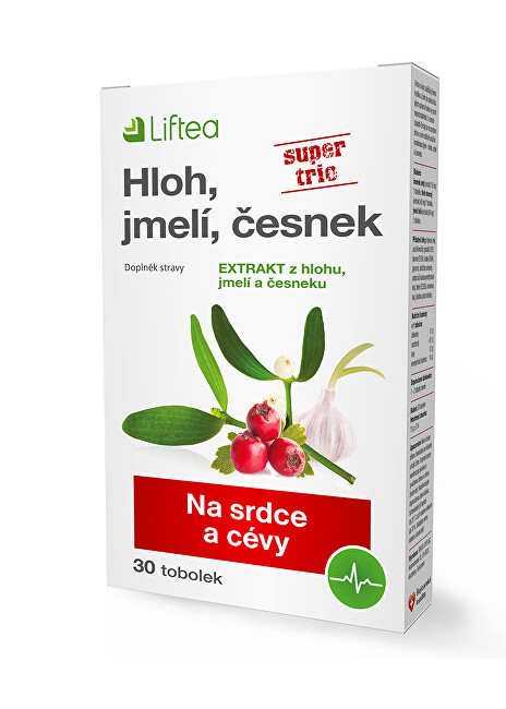 Zobrazit detail výrobku Liftea Hloh - jmelí - česnek 30 tobolek Zobrazit detail výrobku Liftea Hloh - jmelí - česnek 30 tobolek