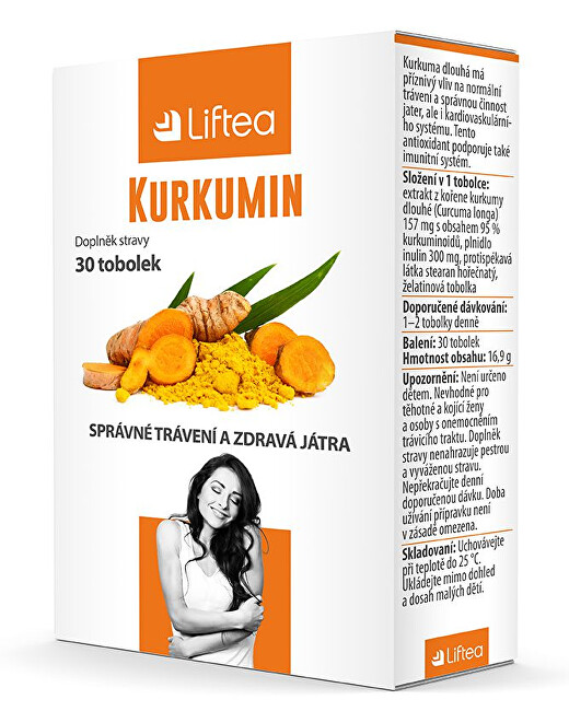 Zobrazit detail výrobku Liftea Kurkumin 30 tobolek Zobrazit detail výrobku Liftea Kurkumin 30 tobolek