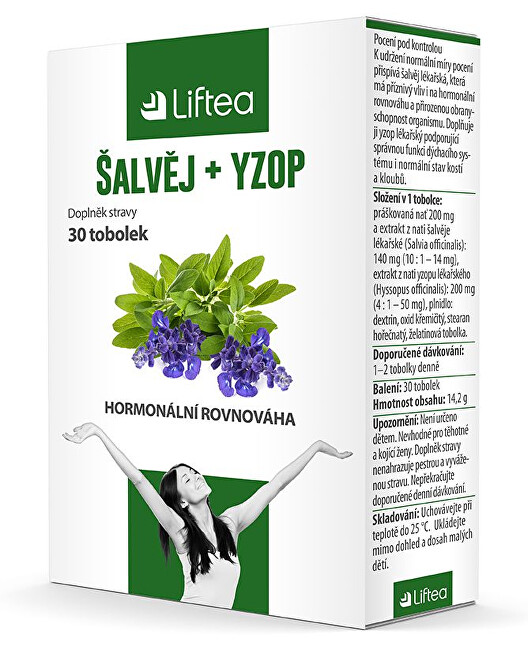 Zobrazit detail výrobku Liftea Šalvěj + yzop 30 tobolek Zobrazit detail výrobku Liftea Šalvěj + yzop 30 tobolek