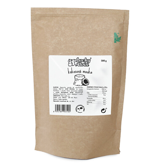 Zobrazit detail výrobku Lucky Alvin Kokosová mouka 500 g Lucky Alvin Zobrazit detail výrobku Lucky Alvin Kokosová mouka 500 g Lucky Alvin