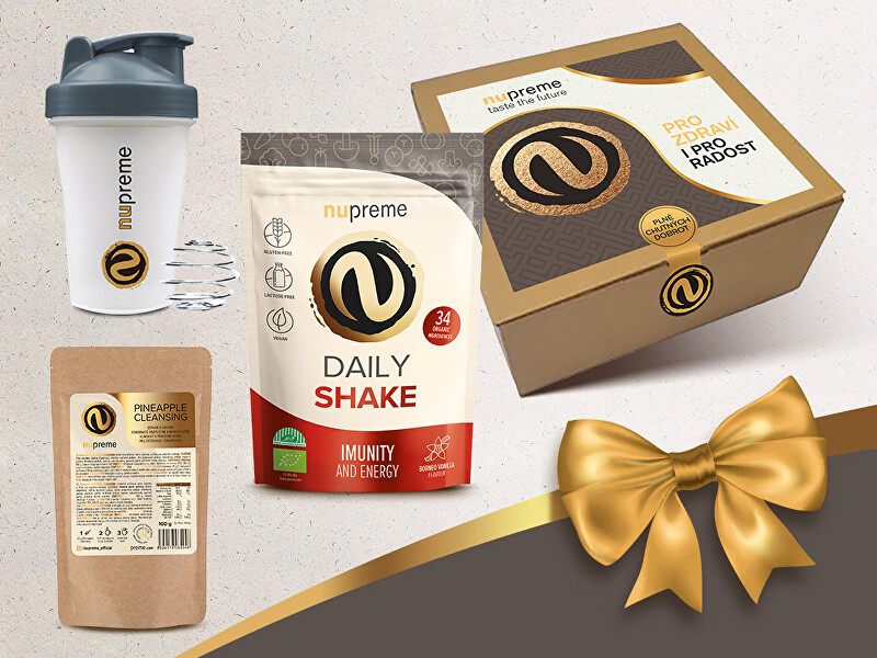 Zobrazit detail výrobku Nupreme Dárkový balíček Shake & Slim Zobrazit detail výrobku Nupreme Dárkový balíček Shake & Slim