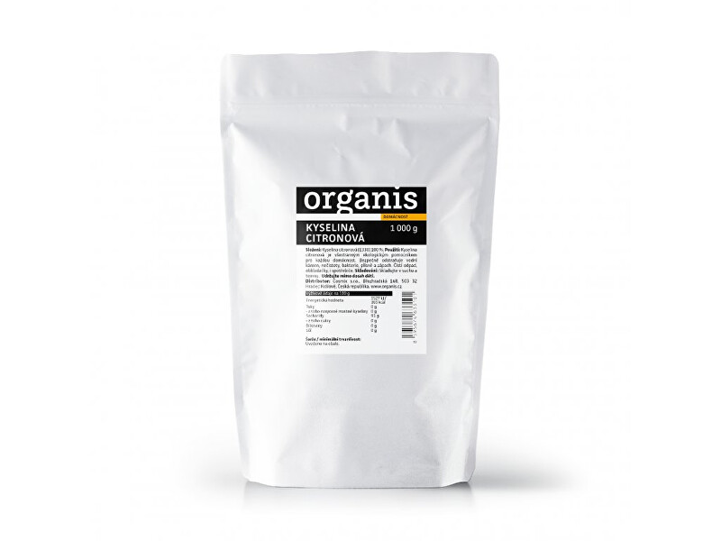 Zobrazit detail výrobku Organis Kyselina citronová 1000 g Zobrazit detail výrobku Organis Kyselina citronová 1000 g