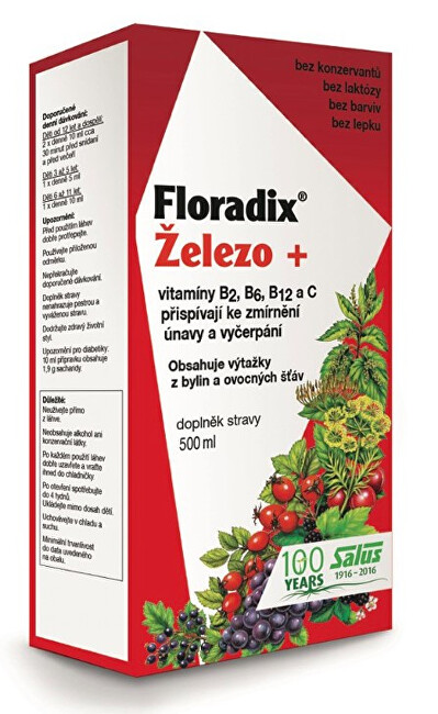 Zobrazit detail výrobku Salus Floradix 500 ml Zobrazit detail výrobku Salus Floradix 500 ml