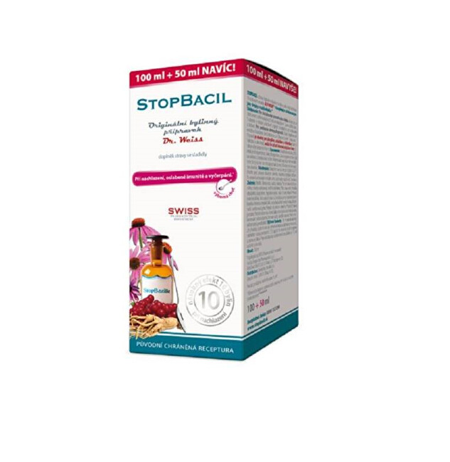Zobrazit detail výrobku Simply You STOPBACIL Dr. Weiss 100 + 50 ml NAVÍC Zobrazit detail výrobku Simply You STOPBACIL Dr. Weiss 100 + 50 ml NAVÍC