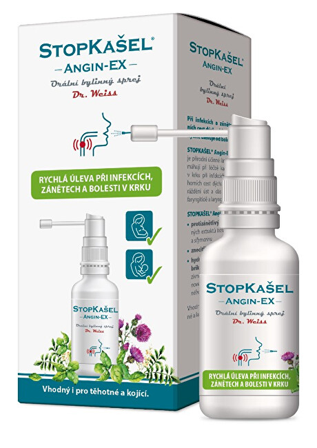 Zobrazit detail výrobku Simply You StopKašel Angin-EX Dr. Weiss 30 ml Zobrazit detail výrobku Simply You StopKašel Angin-EX Dr. Weiss 30 ml