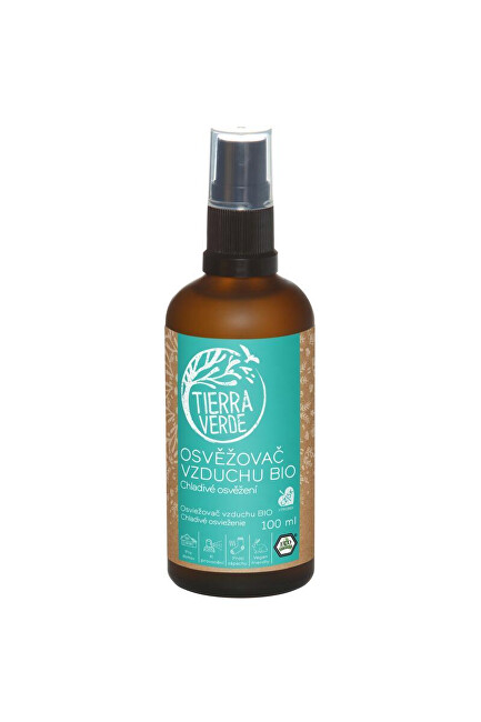 Zobrazit detail výrobku Tierra Verde Osvěžovač vzduchu – BIO Chladivé osvěžení (lahvička 100 ml) Zobrazit detail výrobku Tierra Verde Osvěžovač vzduchu – BIO Chladivé osvěžení (lahvička 100 ml)