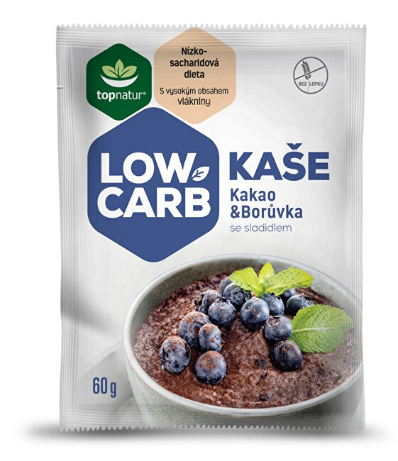 Zobrazit detail výrobku Topnatur LOW CARB kaše kakao & borůvka 25 x 60 g Zobrazit detail výrobku Topnatur LOW CARB kaše kakao & borůvka 25 x 60 g
