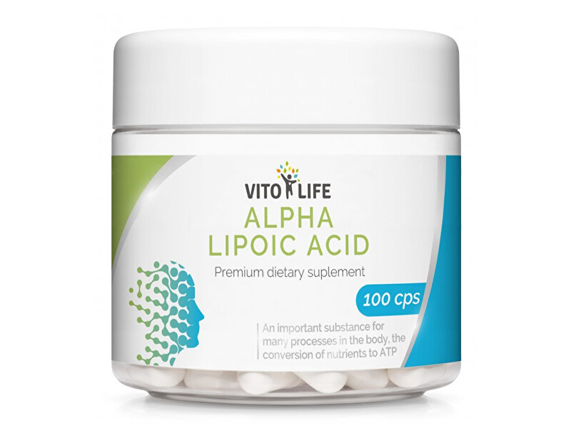 Zobrazit detail výrobku Vito life ALA (Alfa lipoová kyselina) 330 mg, 100 tobolek Zobrazit detail výrobku Vito life ALA (Alfa lipoová kyselina) 330 mg, 100 tobolek