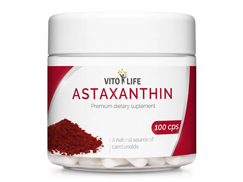 Zobrazit detail výrobku Vito life Astaxanthin 12 mg, 100 tobolek Zobrazit detail výrobku Vito life Astaxanthin 12 mg, 100 tobolek