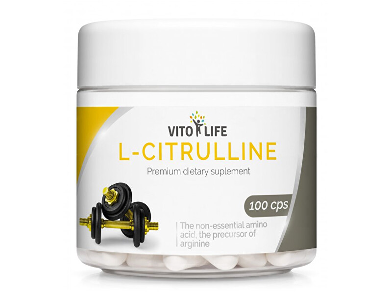 Zobrazit detail výrobku Vito life L-Citrulin malát 430 mg, 100 tobolek Zobrazit detail výrobku Vito life L-Citrulin malát 430 mg, 100 tobolek