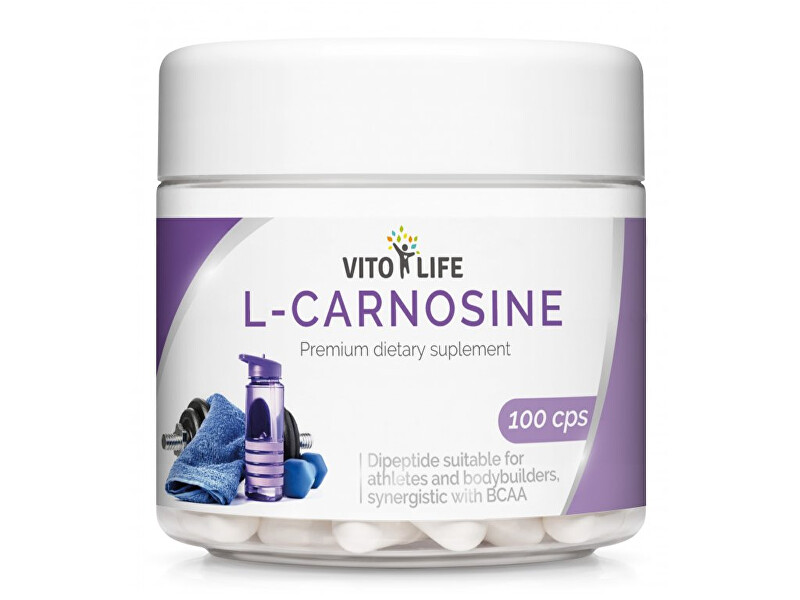 Zobrazit detail výrobku Vito life L-Karnosin 230 mg, 100 tobolek Zobrazit detail výrobku Vito life L-Karnosin 230 mg, 100 tobolek
