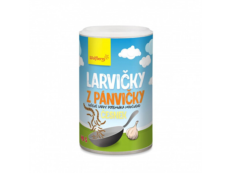 Zobrazit detail výrobku Wolfberry Larvičky z pánvičky - Česnek 40 g Wolfberry Zobrazit detail výrobku Wolfberry Larvičky z pánvičky - Česnek 40 g Wolfberry