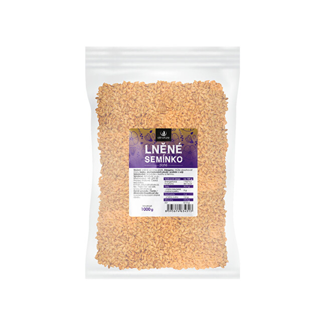 Zobrazit detail výrobku Allnature Lněné semínko zlaté 1000 g Zobrazit detail výrobku Allnature Lněné semínko zlaté 1000 g