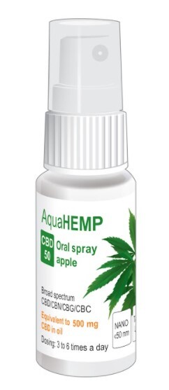 Zobrazit detail výrobku OVONEX AquaHEMP spray APPLE broad spectrum CBD 50 - 23 ml Zobrazit detail výrobku OVONEX AquaHEMP spray APPLE broad spectrum CBD 50 - 23 ml