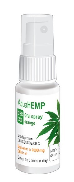 Zobrazit detail výrobku AquaHEMP AquaHEMP spray ORANGE broad spectrum CBD 200 - 25 ml Zobrazit detail výrobku AquaHEMP AquaHEMP spray ORANGE broad spectrum CBD 200 - 25 ml