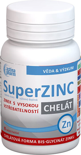 Zobrazit detail výrobku Astina SuperZINC, 90 tablet Zobrazit detail výrobku Astina SuperZINC, 90 tablet