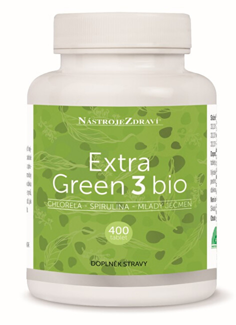 Zobrazit detail výrobku Blue Step Extra Green 3 Bio 400 tablet Zobrazit detail výrobku Blue Step Extra Green 3 Bio 400 tablet