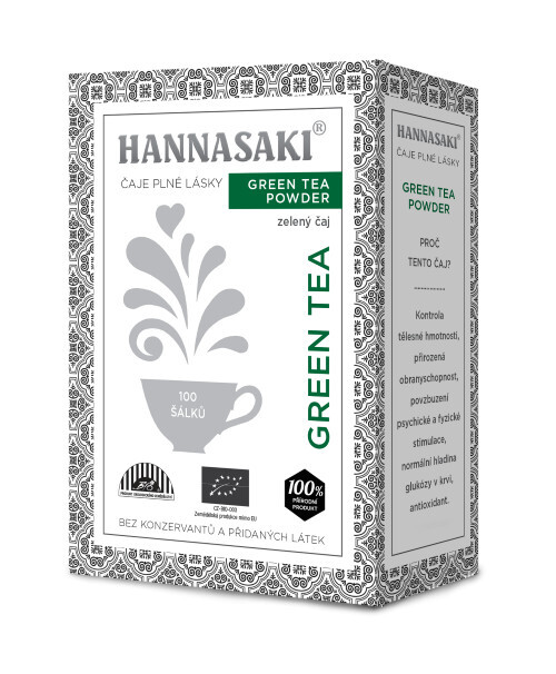 Zobrazit detail výrobku Čaje Hannasaki Green tea powder 50 g Zobrazit detail výrobku Čaje Hannasaki Green tea powder 50 g