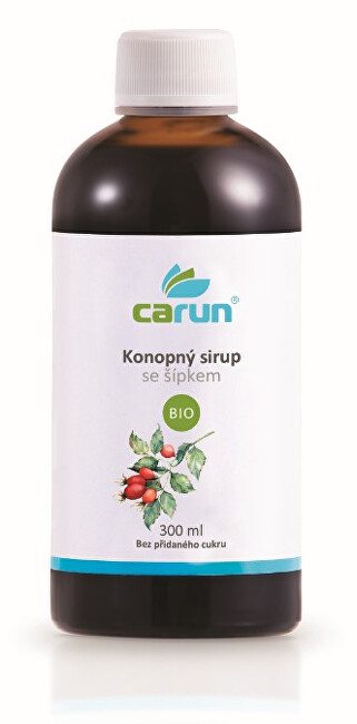 Zobrazit detail výrobku CARUN Konopný sirup s příchutí šípku BIO 300 ml Zobrazit detail výrobku CARUN Konopný sirup s příchutí šípku BIO 300 ml