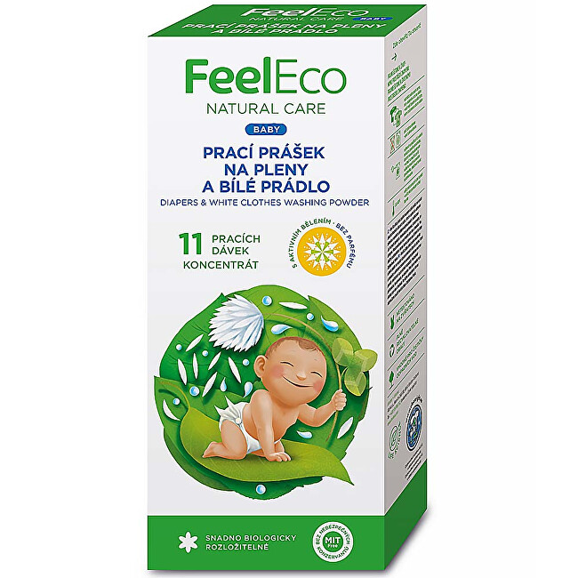 Zobrazit detail výrobku Feel Eco Prášek na pleny a světlé prádlo 660 g Zobrazit detail výrobku Feel Eco Prášek na pleny a světlé prádlo 660 g