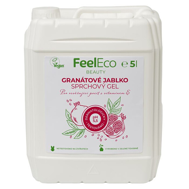 Zobrazit detail výrobku Feel Eco Sprchový gel - Granátové jablko 5 l Zobrazit detail výrobku Feel Eco Sprchový gel - Granátové jablko 5 l