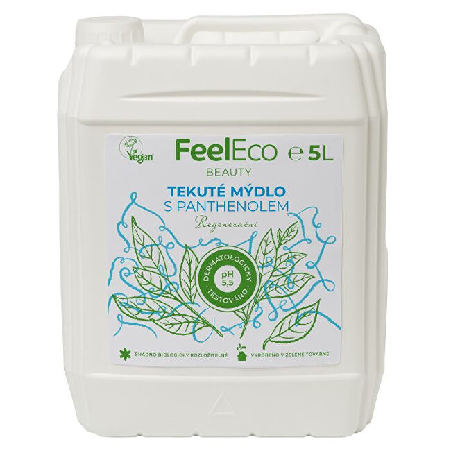 Zobrazit detail výrobku Feel Eco Tekuté mýdlo panthenol 5 l Zobrazit detail výrobku Feel Eco Tekuté mýdlo panthenol 5 l