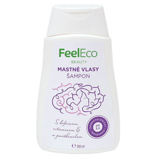 Zobrazit detail výrobku Feel Eco Vlasový šampon na mastné vlasy 300 ml Zobrazit detail výrobku Feel Eco Vlasový šampon na mastné vlasy 300 ml