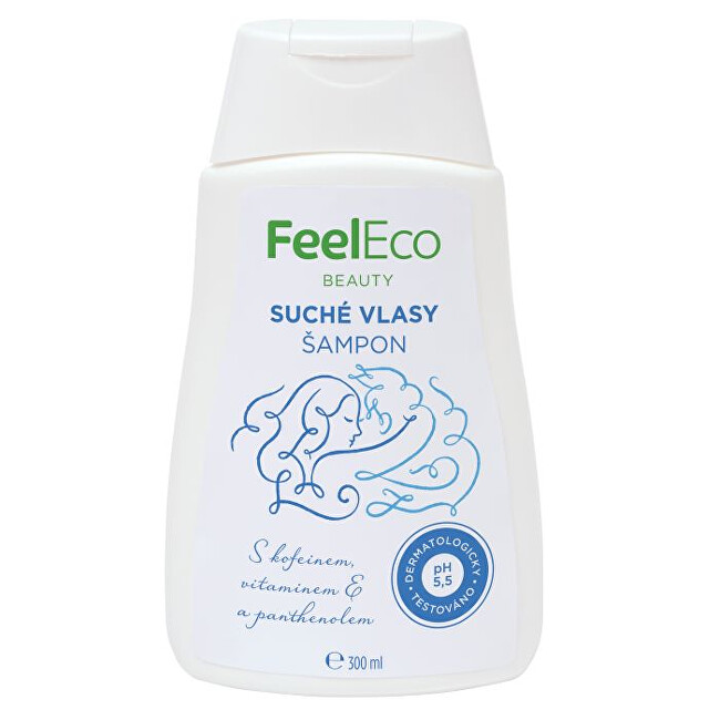 Zobrazit detail výrobku Feel Eco Vlasový šampon na suché vlasy 300 ml Zobrazit detail výrobku Feel Eco Vlasový šampon na suché vlasy 300 ml