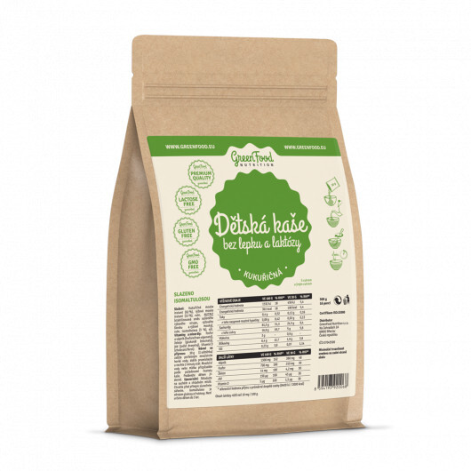 Zobrazit detail výrobku GreenFood Nutrition GF Dětská kaše bez lepku a laktózy kukuřičná 500g Zobrazit detail výrobku GreenFood Nutrition GF Dětská kaše bez lepku a laktózy kukuřičná 500g