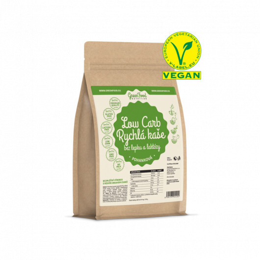 GreenFood Nutrition Low Carb Rýchla kaša pohánková 500 g
