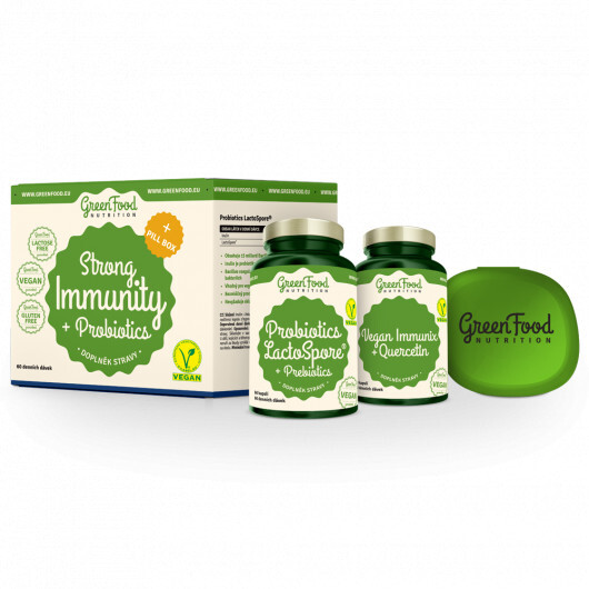 Zobrazit detail výrobku GreenFood Nutrition Strong Immunity & Probiotics + Pillbox 100 g Zobrazit detail výrobku GreenFood Nutrition Strong Immunity & Probiotics + Pillbox 100 g