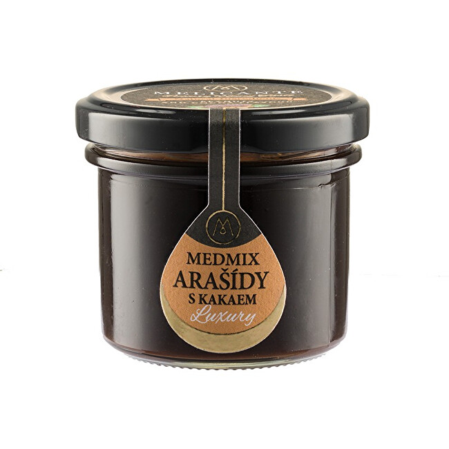Zobrazit detail výrobku HoneyMix Med s arašídy a kakaem 130 g Zobrazit detail výrobku HoneyMix Med s arašídy a kakaem 130 g