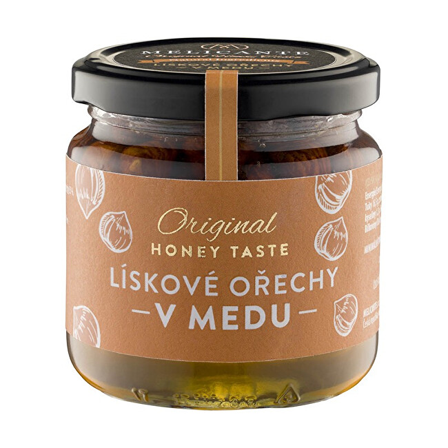 Zobrazit detail výrobku HoneyMix Lískové ořechy v medu 250 g Zobrazit detail výrobku HoneyMix Lískové ořechy v medu 250 g