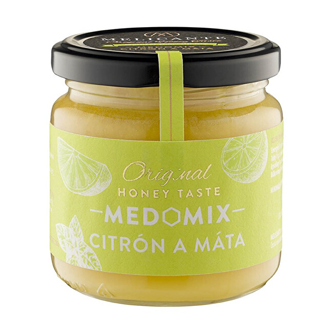 Zobrazit detail výrobku HoneyMix Med s citronem a mátou 250 g Zobrazit detail výrobku HoneyMix Med s citronem a mátou 250 g