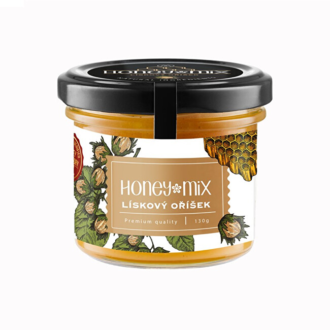 Zobrazit detail výrobku HoneyMix Med s lískovým oříškem 130 g Zobrazit detail výrobku HoneyMix Med s lískovým oříškem 130 g