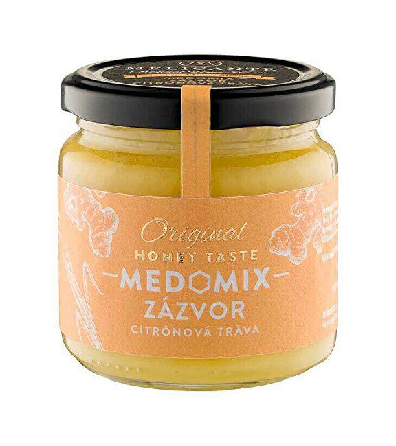 Zobrazit detail výrobku HoneyMix Med se zázvorem a extraktem z citronové trávy 250 g Zobrazit detail výrobku HoneyMix Med se zázvorem a extraktem z citronové trávy 250 g