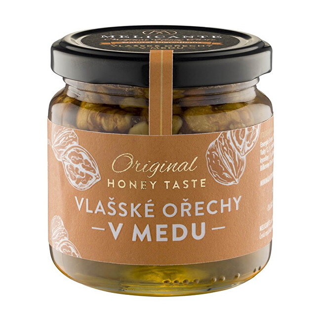 Zobrazit detail výrobku HoneyMix Vlašské ořechy v medu 250 g Zobrazit detail výrobku HoneyMix Vlašské ořechy v medu 250 g