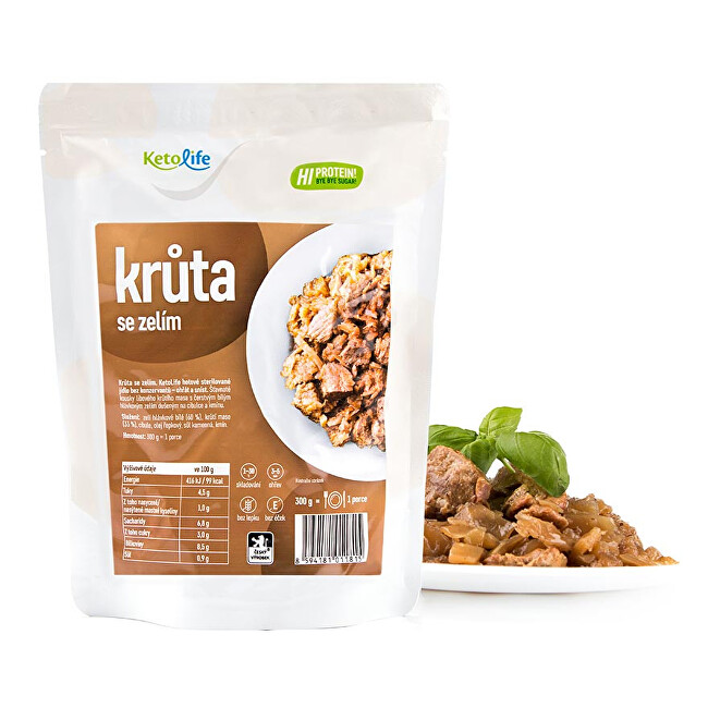 Zobrazit detail výrobku KetoLife Hotové jídlo - Krůta se zelím - 1 porce Zobrazit detail výrobku KetoLife Hotové jídlo - Krůta se zelím - 1 porce