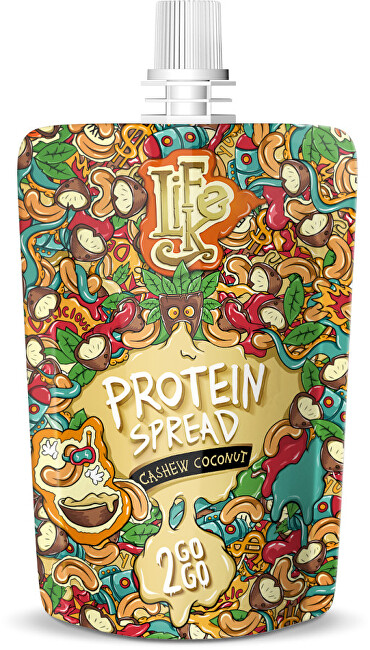 Zobrazit detail výrobku Lifelike Food 2GOGO protein cashew coconut 80 g Zobrazit detail výrobku Lifelike Food 2GOGO protein cashew coconut 80 g